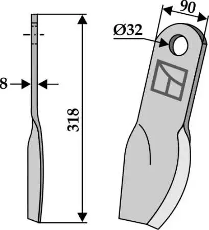Schlegel 318x90mm